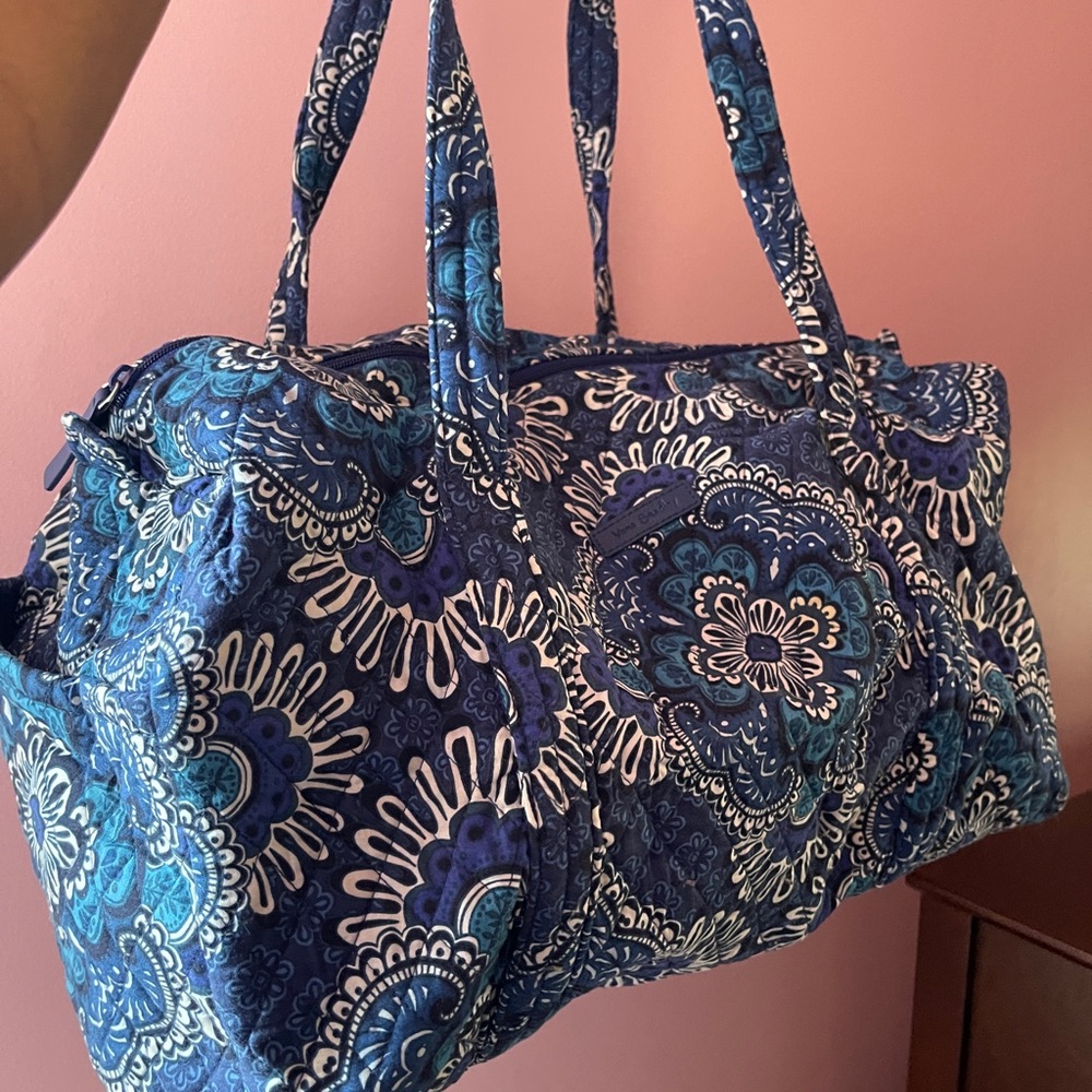 Blue Patterned Women's Bag